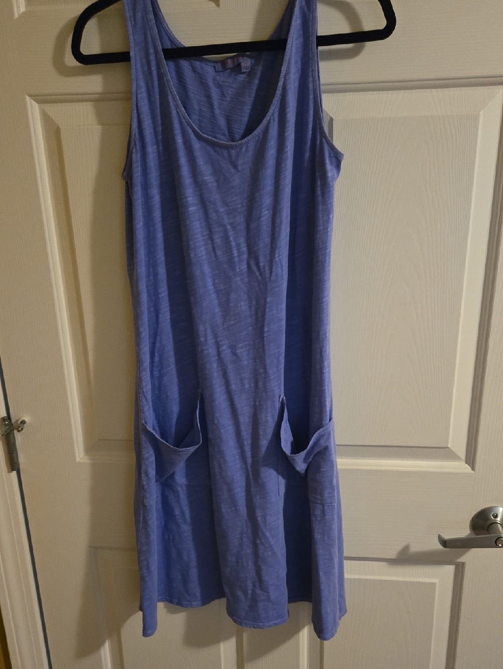 fresh produce Lavender Blue Asymmetrical Tank Dress with Pockets. Size S/M.